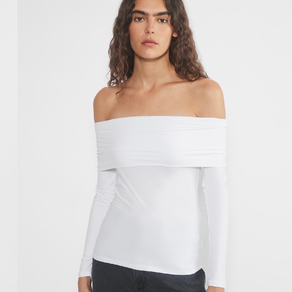 Aritzia Wilfred Carroll Long Sleeve White XS NWT